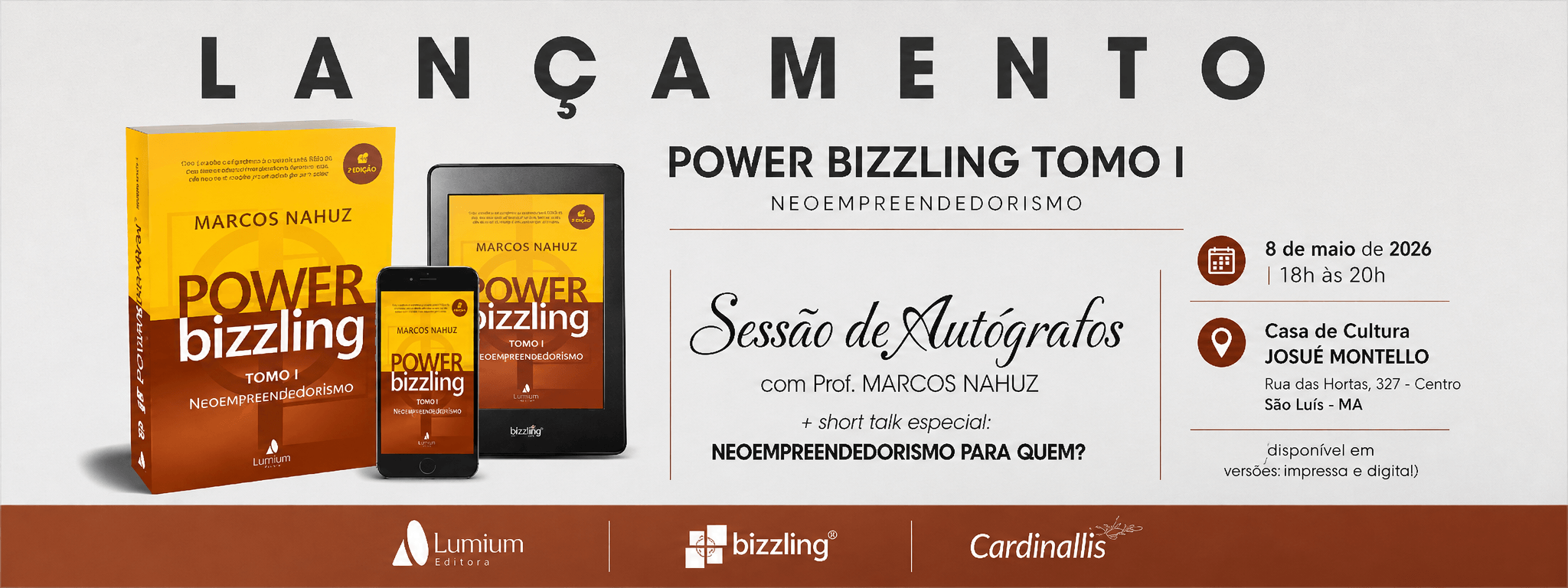 É Hoje! Lançamento de "Power Bizzling - Tomo I