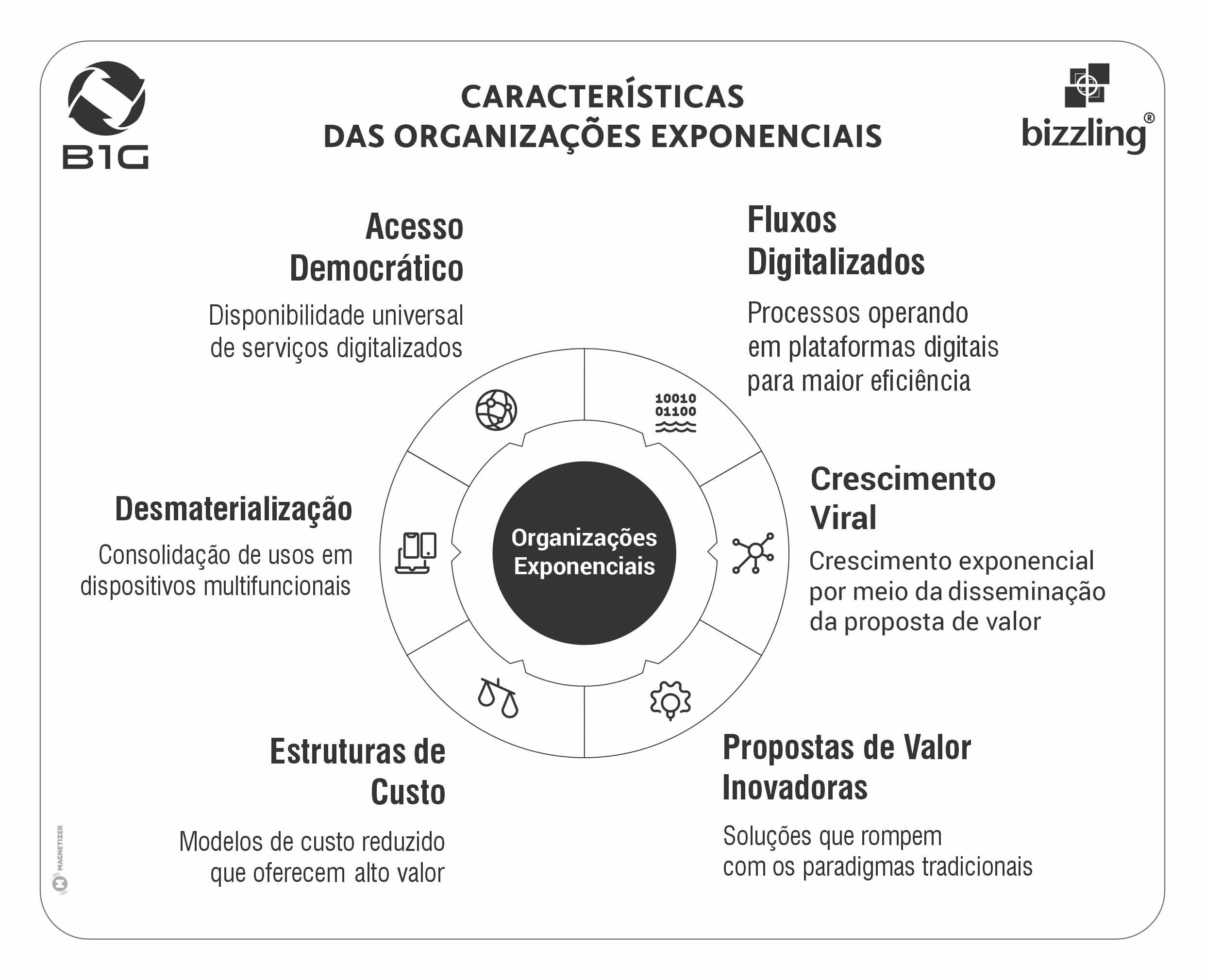 Figura 12 — Características das Organizações Exponenciais